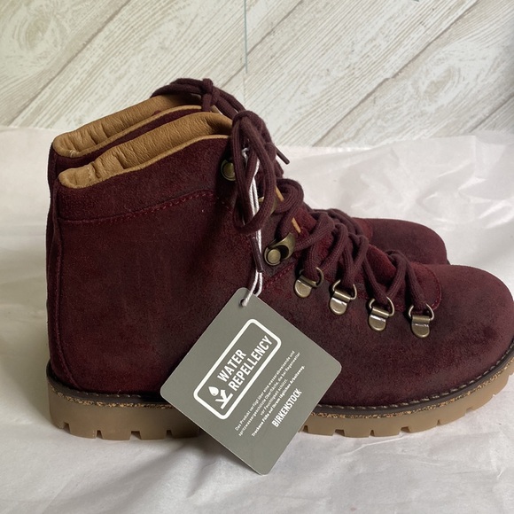 NEW Birkenstock Jackson suede hiking boots ankle short lace up 36 narrow - Picture 4 of 10